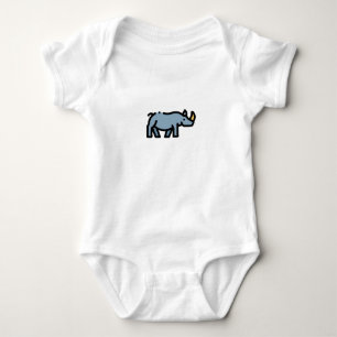 Body Para Bebê Pequeno Rhino