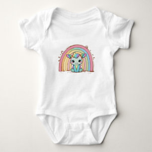 Body Para Bebê Pequeno unicórnio