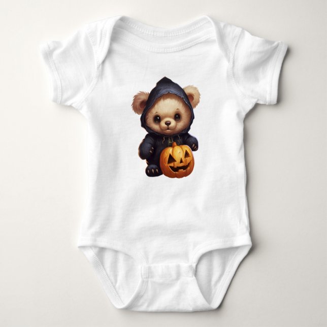 BODY PARA BEBÊ PEQUENO URSO DE PEDAÇO (Frente)