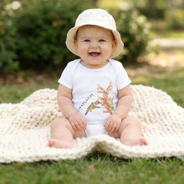 Body Para Bebê Pequenos Polinizadores Personalizados Doce Néctar