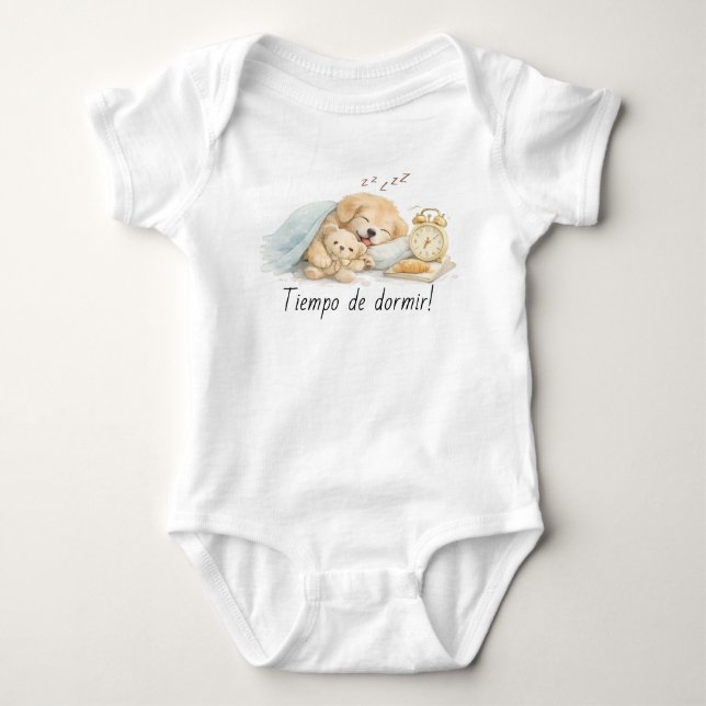 Body Para Bebê perro durmiendo (Frente)