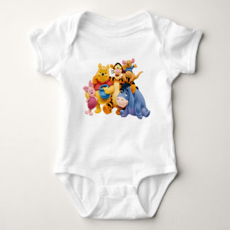 Body Para Bebê Personagem de desenho animado Winnie Pooh Bear Hon