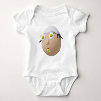 Body Para Bebê Personagem de Ovo Excêntrico RG & RA Design Fofo