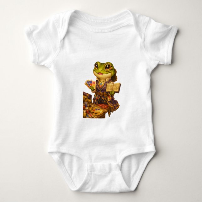Body Para Bebê Personagem Sapo Designer de Reino (Frente)
