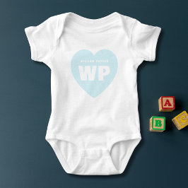 Body Para Bebê Personalização de Cabeça Nova de Monograma de Cora