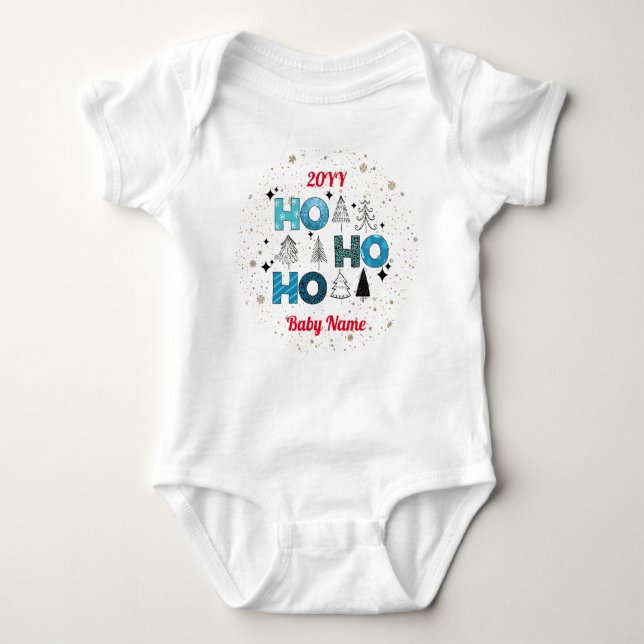 Body Para Bebê Personalização do Papai Noel (Frente)