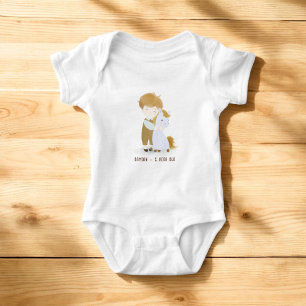 Body Para Bebê Personalizado Boy e Pony