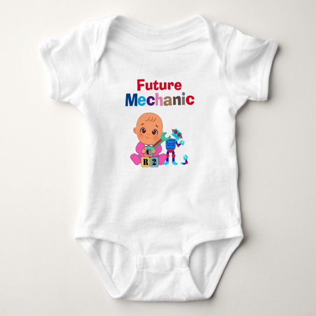 Body Para Bebê Personalizado Fofo Divertido Bebê Futuro Químico G (Frente)