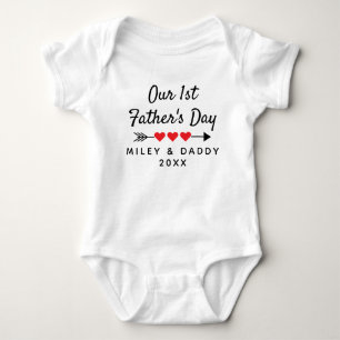Body Para Bebê Personalizado Nosso Presente Bonito De Dia de os p