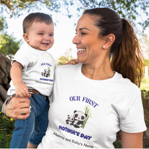 BODY PARA BEBÊ PERSONALIZADO NOSSO PRIMEIRO DIA DE AS MÃES CORRES