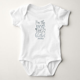 Body Para Bebê Personalizado Novo Irmãozinho Branco Bebê