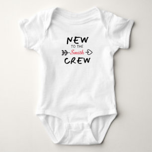 Body Para Bebê Personalizado Novo Para A Tripulação, Traje De Cai