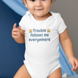 Body Para Bebê Personalizado personalizado lindo bebê e cachorro