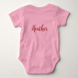 Body Para Bebê Personalizar Letras Decorativas de Menina
