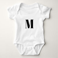 Personalizar o monograma branco preto inicial