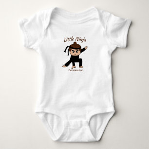Body Para Bebê Personalizar o pequeno cartoon Ninja