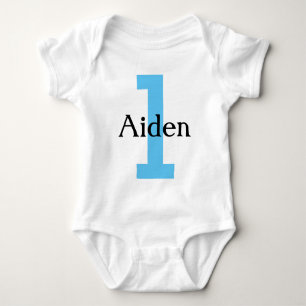 Body Para Bebê Personalizar um ano