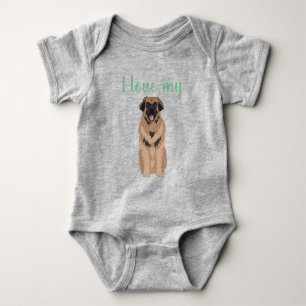 Body Para Bebê Personalizável Leonberger