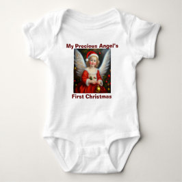 Body Para Bebê Personalizável "O Primeiro Natal do Meu Precioso A