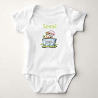 Body Para Bebê Personalize Bodysuit de Bebê Emma Level Up 