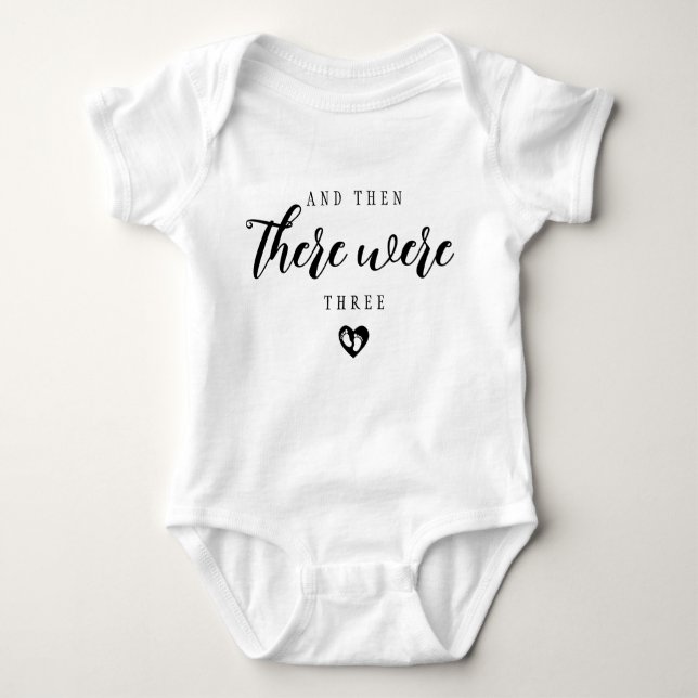 Body Para Bebê Personalize Fofo E Então Houveram Números (Frente)