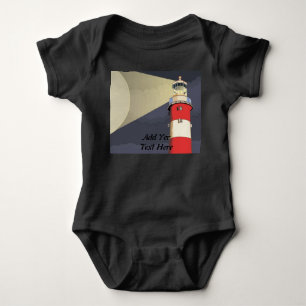 Body Para Bebê Personalize o LIGHTHOUSE.