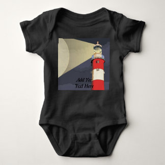 Body Para Bebê Personalize o LIGHTHOUSE.
