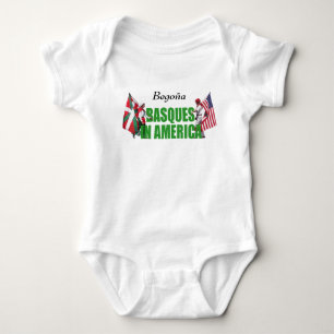 Body Para Bebê Personalize o texto, Basques modernos no logotipo