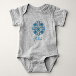 Body Para Bebê Personalized Baby Boy Bodysuit Folk Tulip
