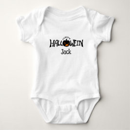 Body Para Bebê Personalized name happy Halloween
