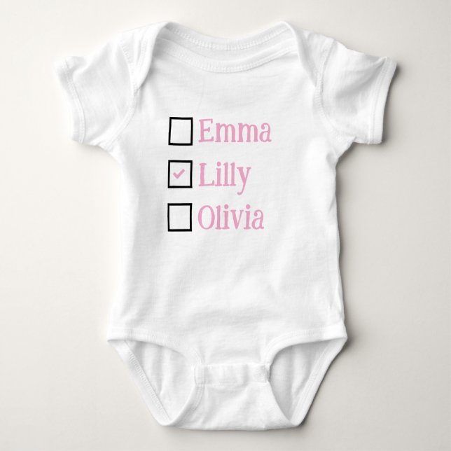 Body Para Bebê Personalized Triplets Gift, Custom Triplet Babies  (Frente)