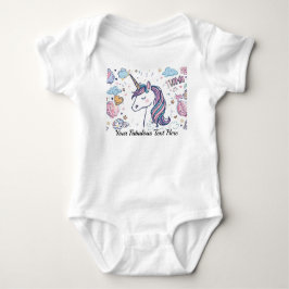 Body Para Bebê Personalized Unicorn Teddy Bear for Kids Lovers