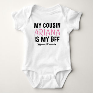 Body Para Bebê Personalizou meu primo é meu BFF