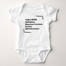 Personlig Babybody med Namn , Personalized Baby 