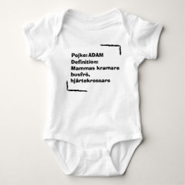 Body Para Bebê Personlig Babybody med Namn , Personalized Baby 