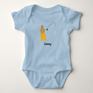 Body Para Bebê Pesca