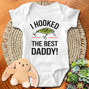 Body Para Bebê Pesca Que Eu Coloquei No Melhor Pai