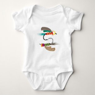 Body Para Bebê Pescando a mosca