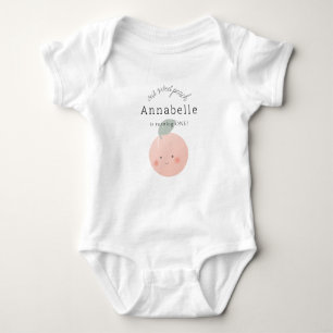 Body Para Bebê Pêssegos e Creme Menina Kawaii Cute Aniversário