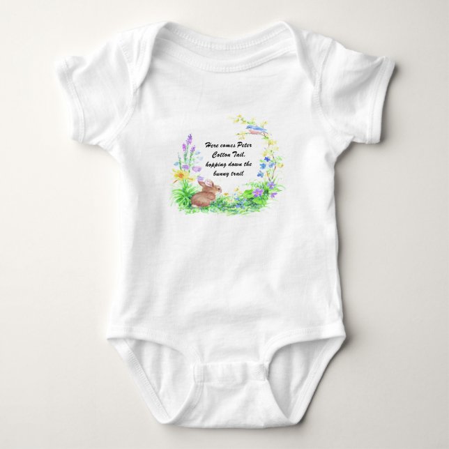 Body Para Bebê Peter Cotton Tail (Frente)