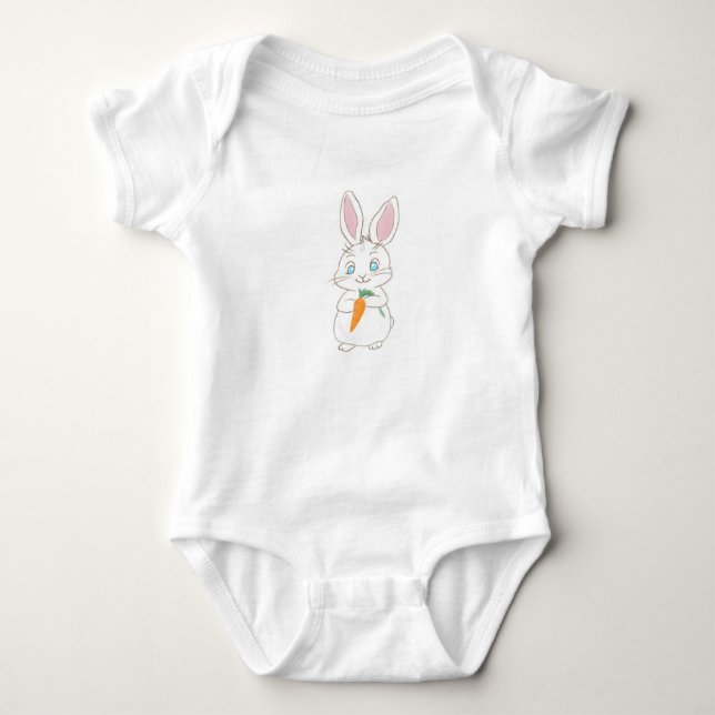 Body Para Bebê Peter Cottontail  (Frente)