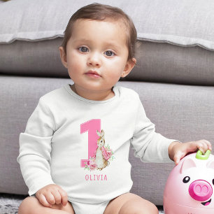 Body Para Bebê Peter Rabbit, primeira roupa para bebê de aniversá