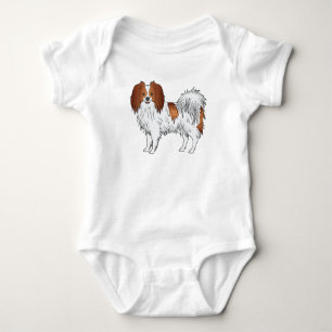 Body Para Bebê Phalène Com Detalhes Vermelhos Feliz Cachorro De B