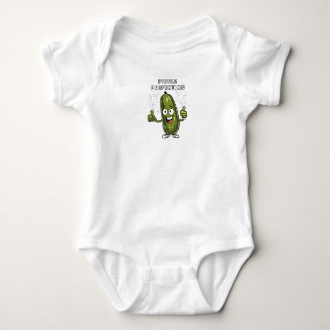 Body Para Bebê Pickle Perfection (Frente)