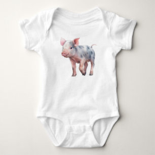 Body Para Bebê Pigão-De-Bebê Bonito E Adorável