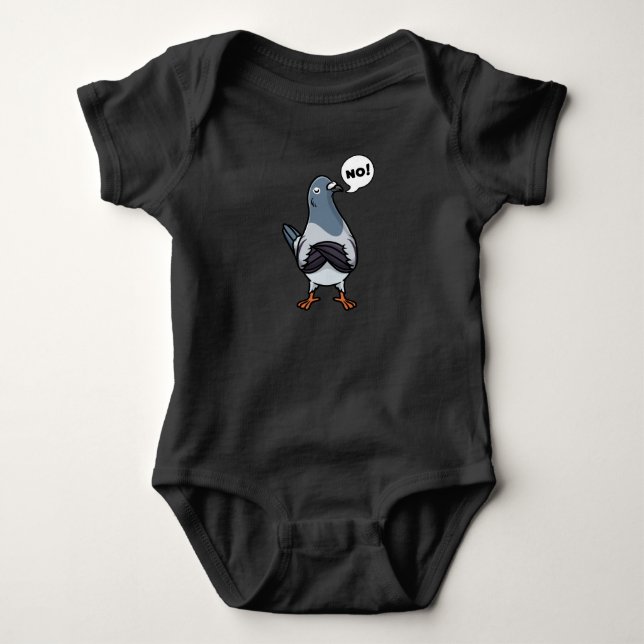 Body Para Bebê Pigeon Gifts Pigeon Breeder (Frente)