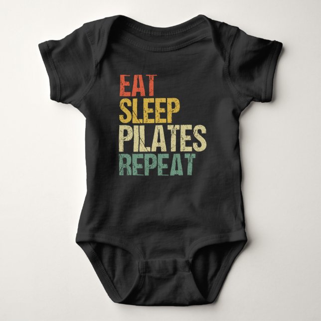Body Para Bebê Pilates comem novamente a imagem de repouso (Frente)