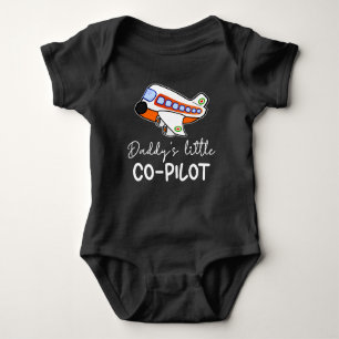 Body Para Bebê Piloto de pai Futuro Piloto Cute