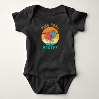 Body Para Bebê Ping Pong Master