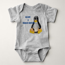Body Para Bebê Pinguim